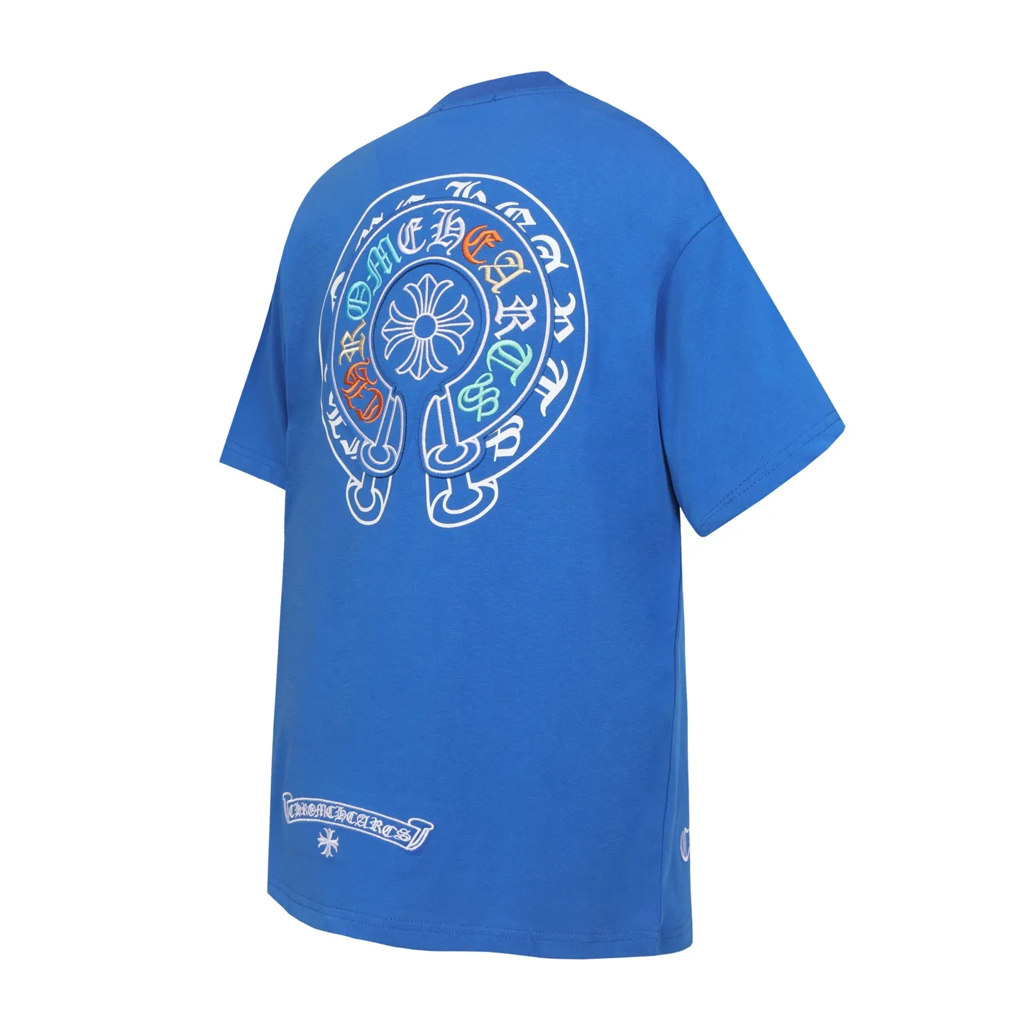 P180 Chrome Hearts CH Chrome Hearts Heavy Industry Horseshoe Sanskrit appliqué embroidered short-sleeved T-shirt Use imported Tajima machine embroidery Correctly configured Black 2025 Chrome Hearts nylon bag authentic packaging 260 grams of custom-dyed double-yarn cotton Large version Loose and stylish Differentiated from low version slim and long version The upper body pulls the hips 100% commitment: top quality Do not make fast food The highest version on the market Top quality - different from the ordinary versions in the market If you care about quality You must also respect the price. Absolutely zero after-sales service. The return rate so far is 0. It’s hard not to love the style. - 260g custom-dyed double yarn fabric. - Correct high-density main mark, washed tag, hand-sewn.